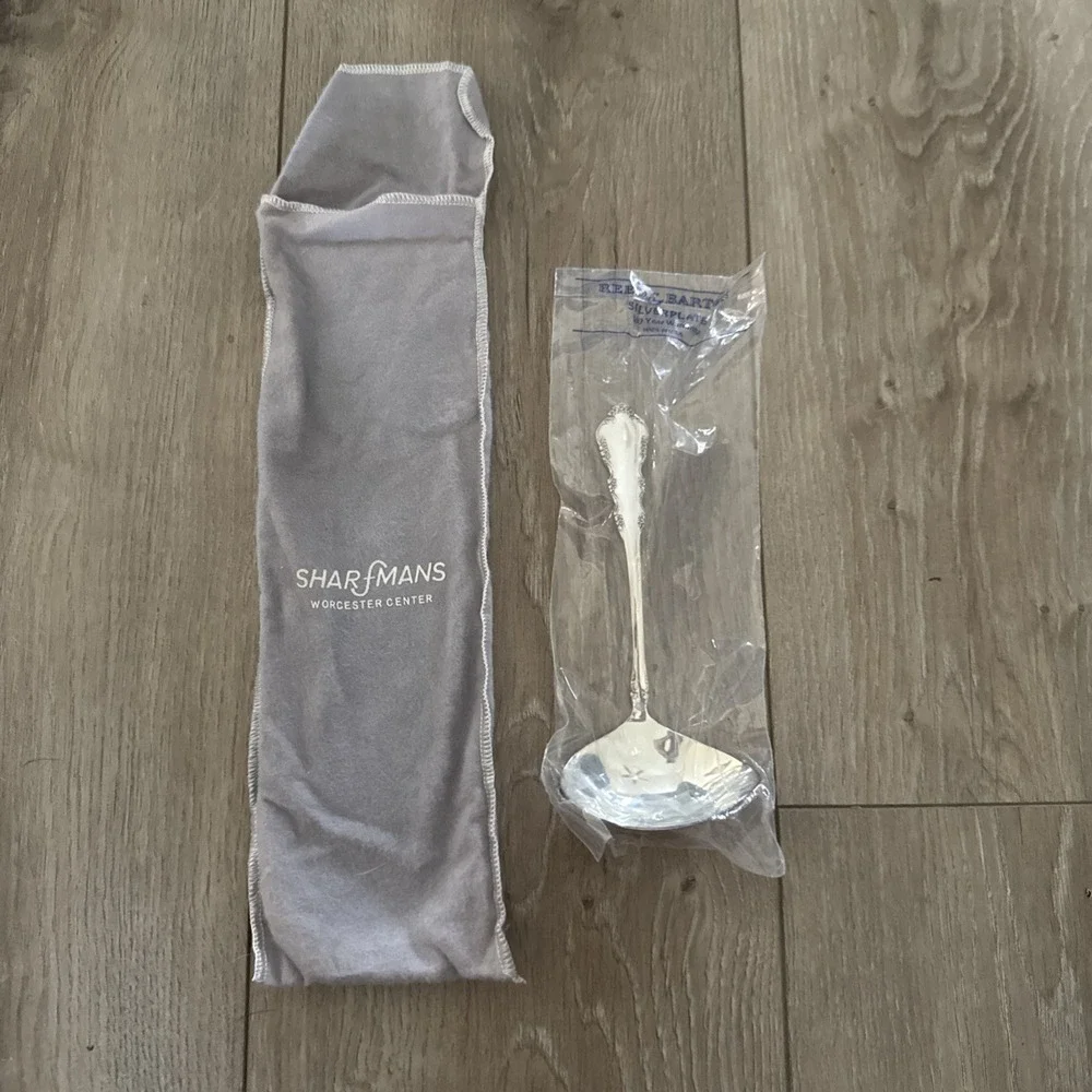 New Old Stock Reed & Barton Silverplate -‎ DRESDEN ROSE - GRAVY LADLE